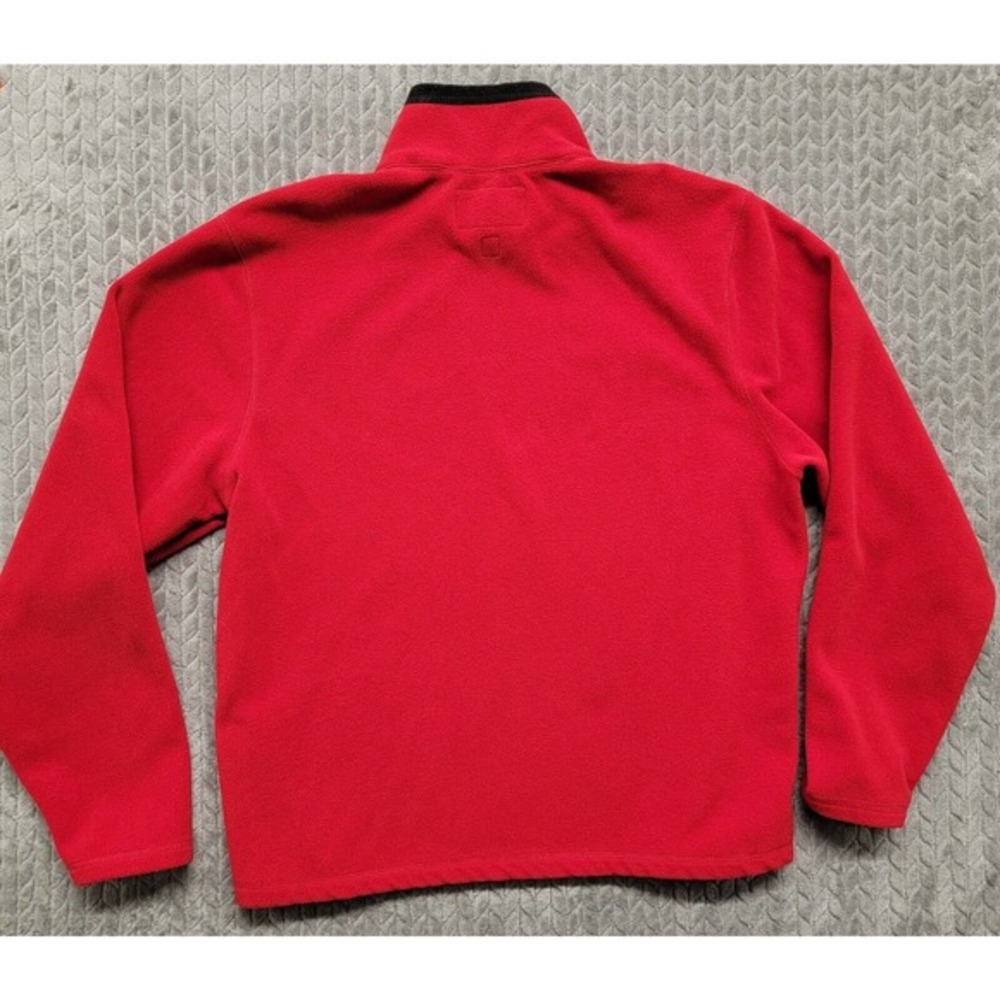 Old Navy Sweater‎ Mens XL Red ¼ Zip Fleece Mock Neck Pullover Sweatshirt - Picture 7 of 9